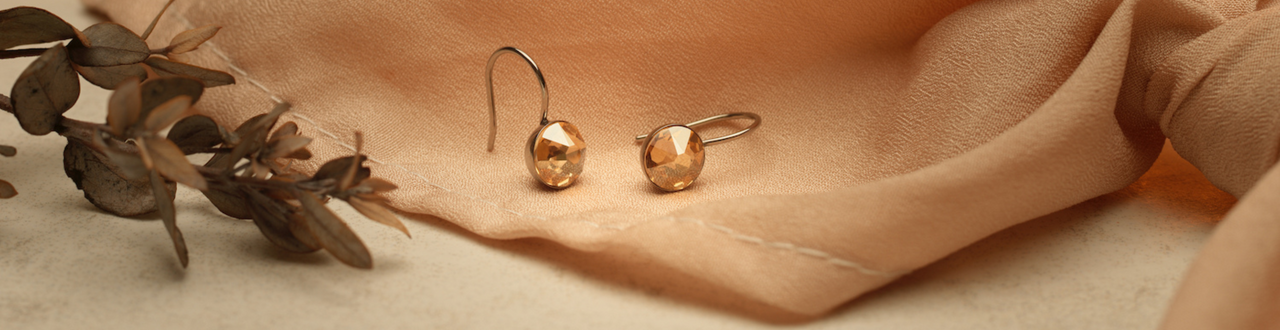 Natural Titanium Earrings